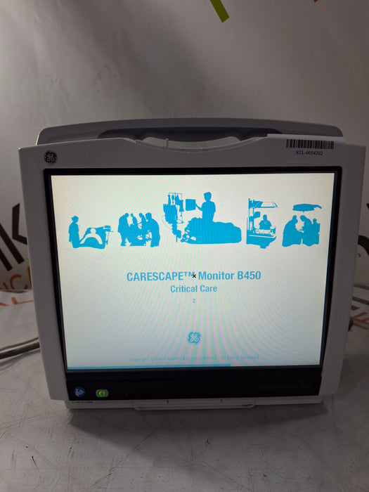 GE Healthcare Carescape B450 Critical Care Patient Monitor