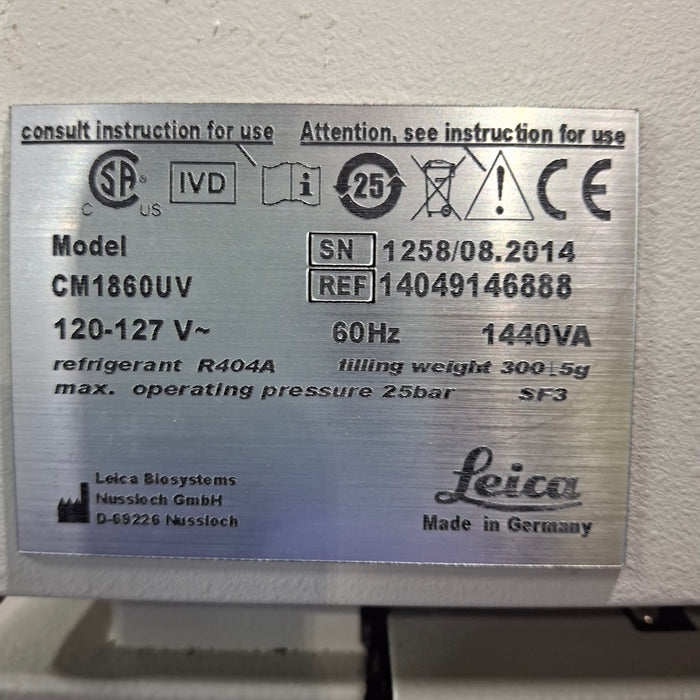 Leica CM1860 UV Cryostat