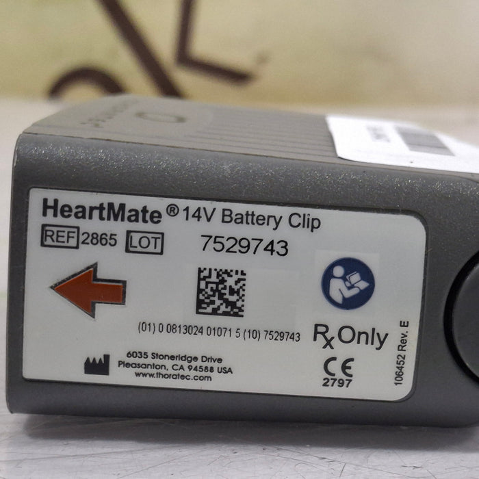 Thoratec 2865 HeartMate 14V Battery Clip