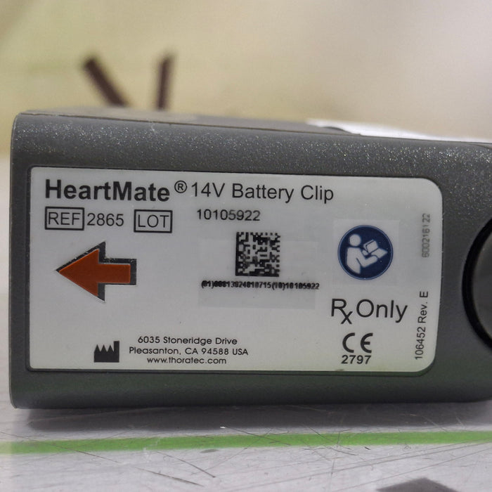 Thoratec 2865 HeartMate 14V Battery Clip