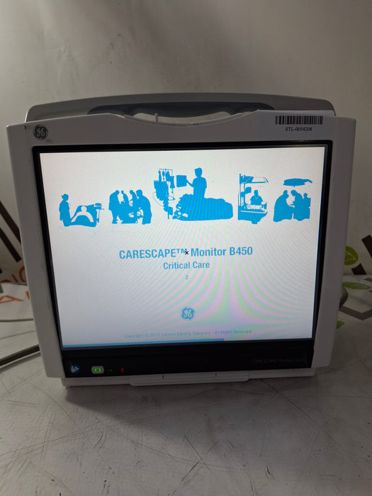 GE Healthcare Carescape B450 Critical Care Patient Monitor
