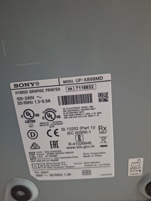 Sony UP-X898MD Hybrid Graphic Printer