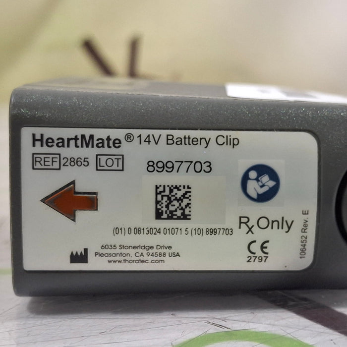 Thoratec 2865 HeartMate 14V Battery Clip