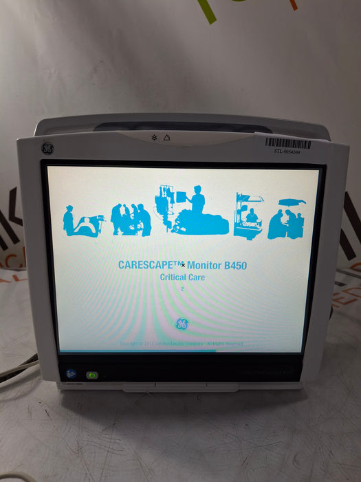GE Healthcare Carescape B450 Critical Care Patient Monitor