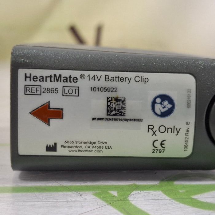 Thoratec 2865 HeartMate 14V Battery Clip