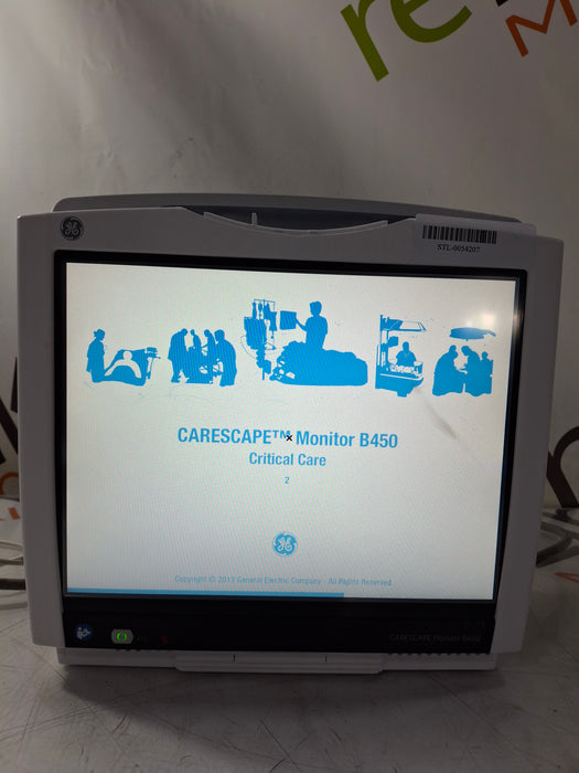 GE Healthcare Carescape B450 Critical Care Patient Monitor