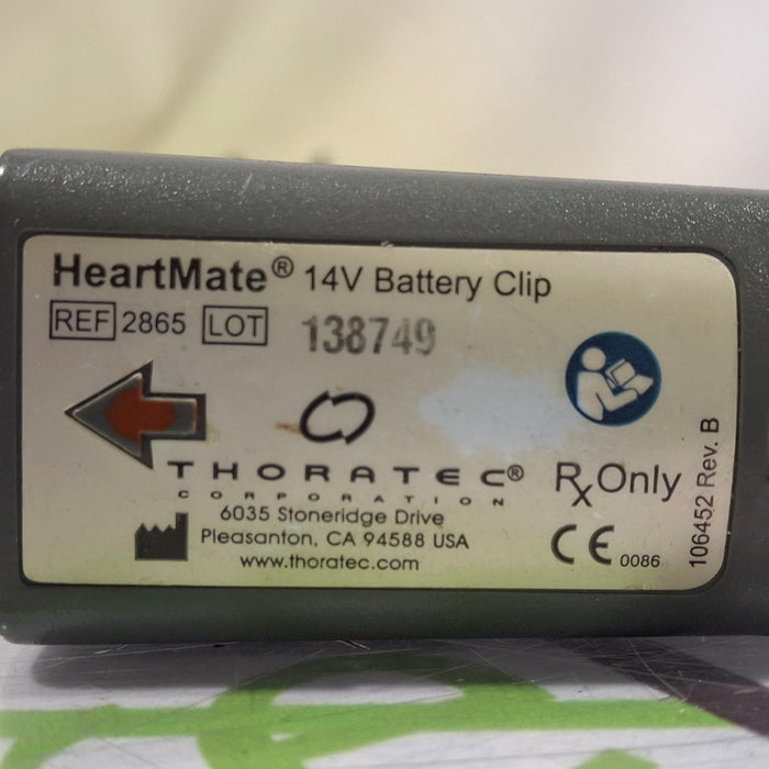 Thoratec 2865 HeartMate 14V Battery Clip