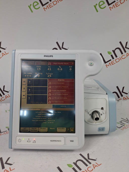 Philips Philips Respironics V60 BiPAP Ventilator Respiratory reLink Online