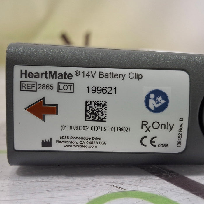 Thoratec 2865 HeartMate 14V Battery Clip