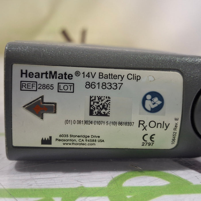Thoratec 2865 HeartMate 14V Battery Clip