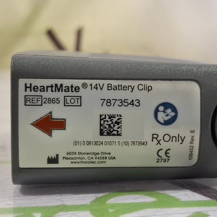 Thoratec 2865 HeartMate 14V Battery Clip