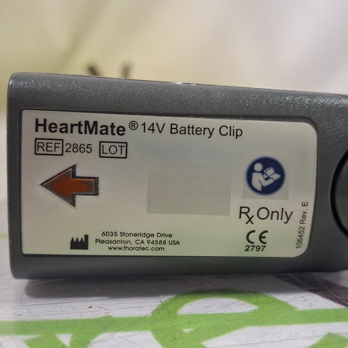 Thoratec 2865 HeartMate 14V Battery Clip