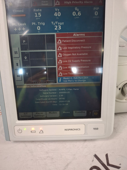 Philips Respironics V60 BiPAP Ventilator