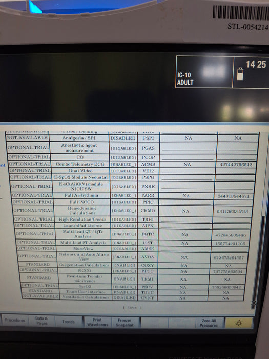 GE Healthcare Carescape B450 Critical Care Patient Monitor