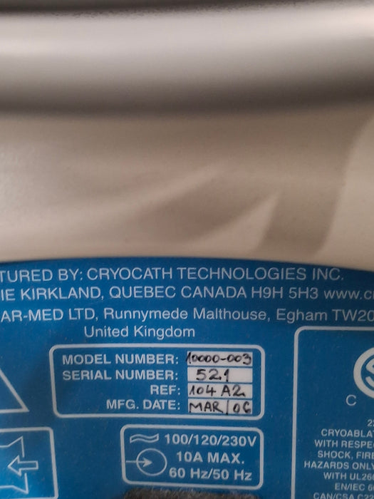 Medtronic CryoCath Cryoablation Console