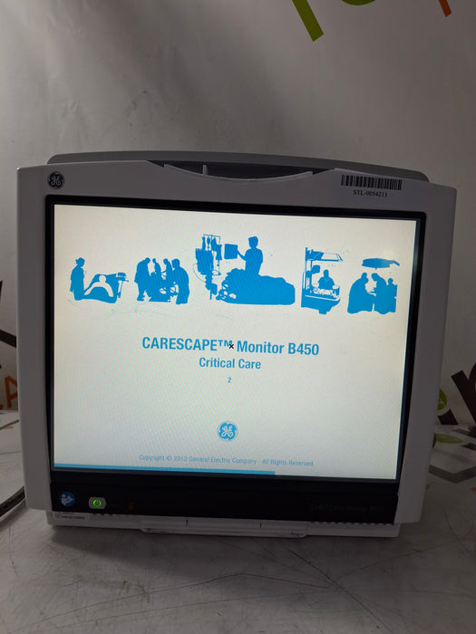 GE Healthcare Carescape B450 Critical Care Patient Monitor
