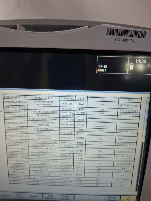 GE Healthcare Carescape B450 Critical Care Patient Monitor