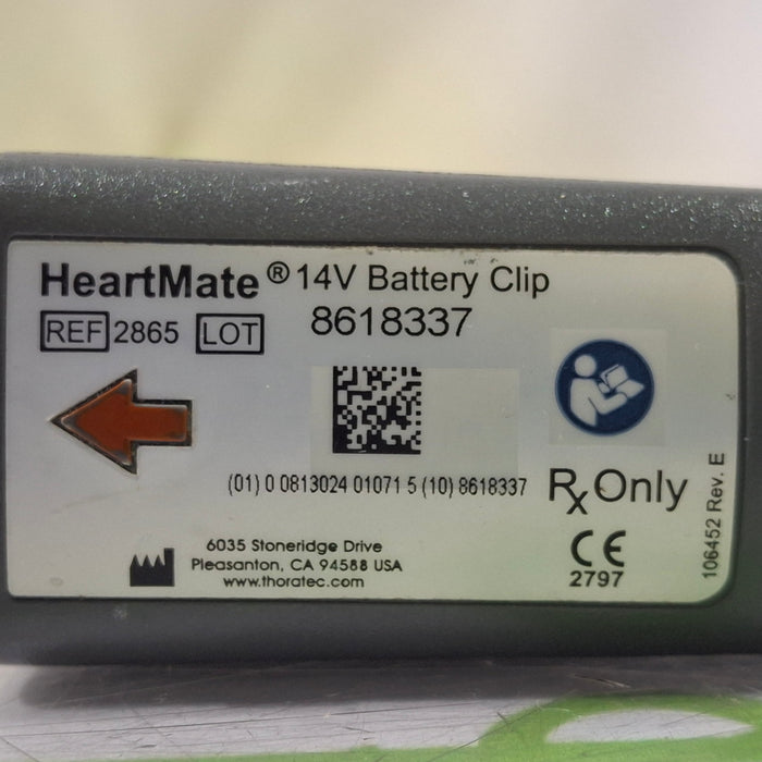 Thoratec 2865 HeartMate 14V Battery Clip