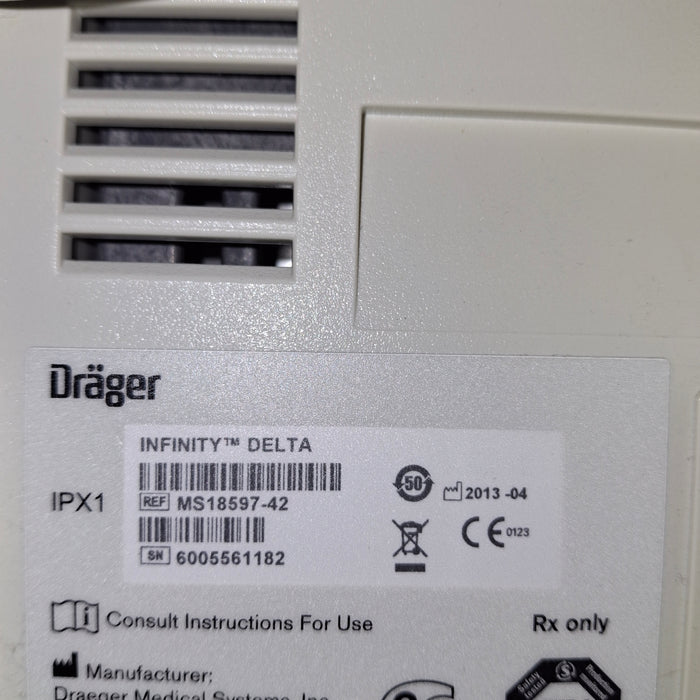 Draeger Medical Infinity Delta Patient Monitor