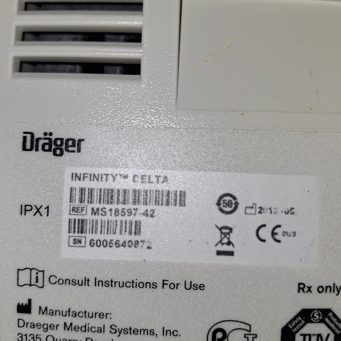 Draeger Medical Infinity Delta Patient Monitor