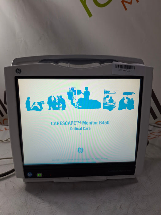 GE Healthcare Carescape B450 Critical Care Patient Monitor