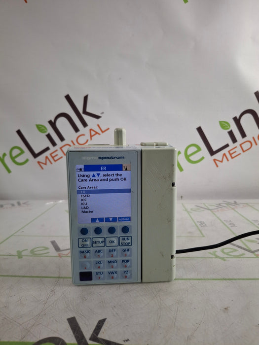 Baxter Sigma Spectrum 6.05.14 with B/G Battery Infusion Pump