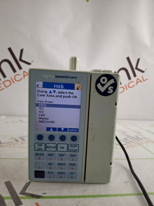 Baxter Sigma Spectrum 6.05.14 with B/G Battery Infusion Pump