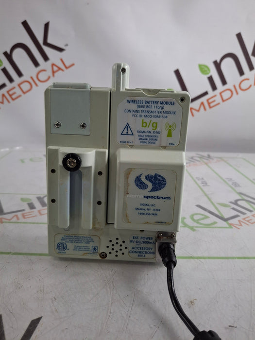 Baxter Sigma Spectrum 6.05.14 with B/G Battery Infusion Pump