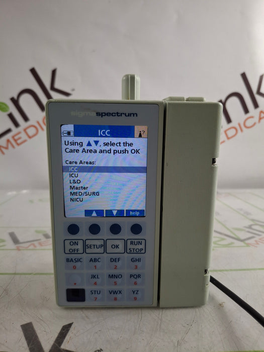 Baxter Sigma Spectrum 6.02.07 with B/G Battery Infusion Pump