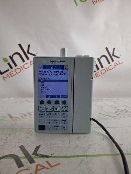 Baxter Sigma Spectrum 6.05.14 with B/G Battery Infusion Pump