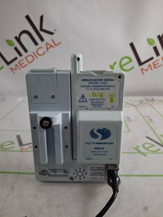 Baxter Sigma Spectrum 6.05.14 with B/G Battery Infusion Pump