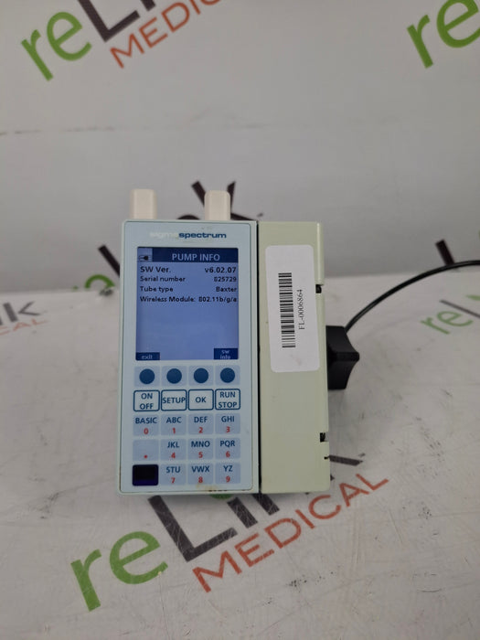 Baxter Sigma Spectrum 6.02.07 with A/B/G/N Battery Infusion Pump