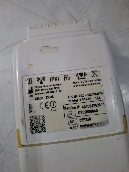 Philips MX40 1.4 ECG/SPO2 865350 Telemetry Transmitter