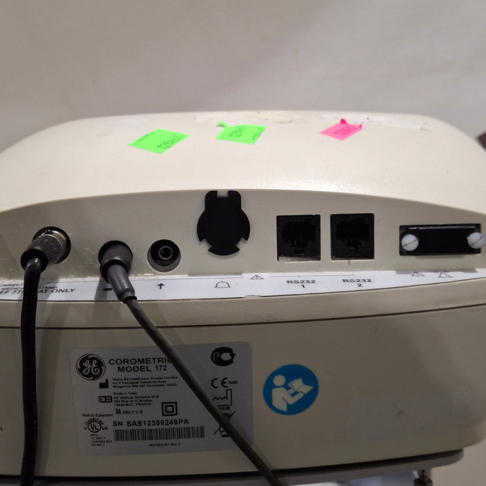 GE Healthcare Corometrics 170 Series Model 172 Fetal Monitor