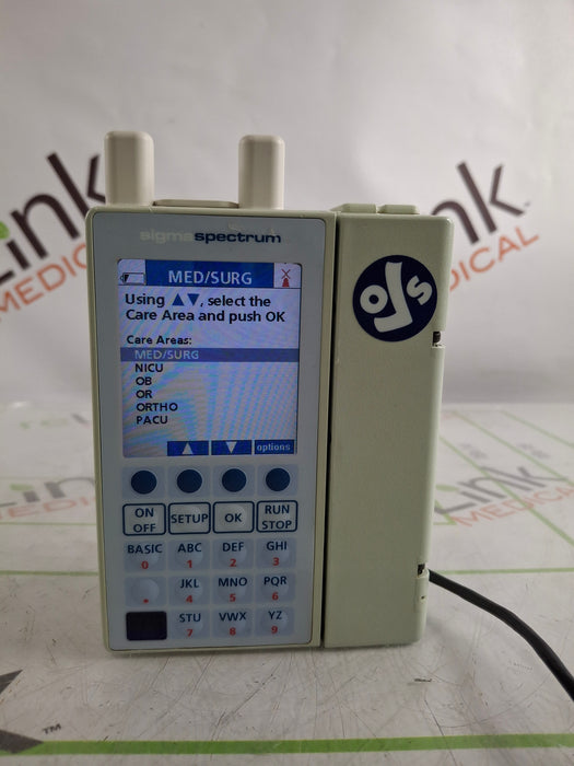 Baxter Sigma Spectrum 6.05.14 with A/B/G/N Battery Infusion Pump