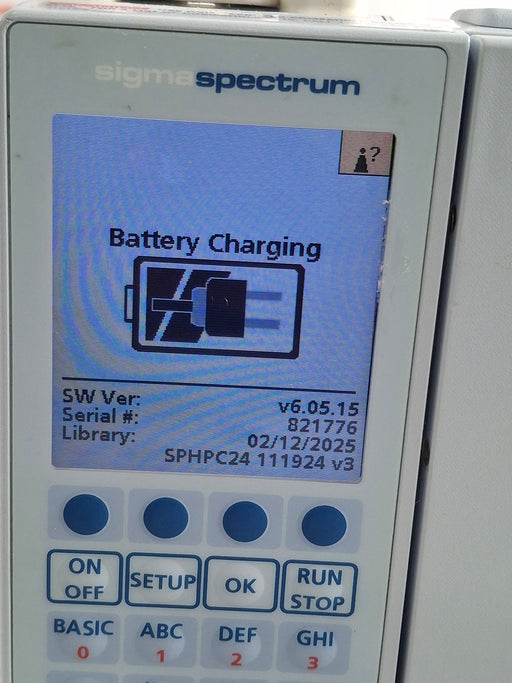 Baxter Baxter Sigma Spectrum 6.05.15 with A/B/G/N Battery Infusion Pump Infusion Pump reLink Online