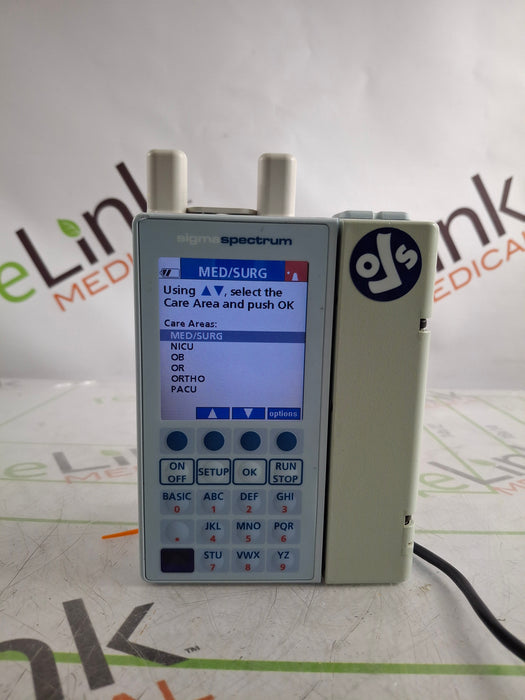 Baxter Sigma Spectrum 6.05.14 with A/B/G/N Battery Infusion Pump