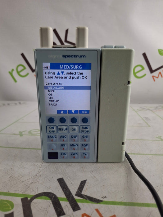 Baxter Sigma Spectrum 6.02.08 with A/B/G/N Battery Infusion Pump