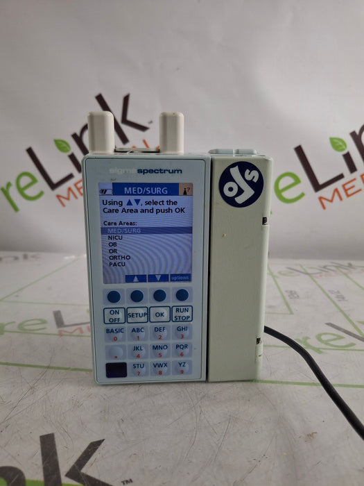 Baxter Sigma Spectrum 6.05.14 with A/B/G/N Battery Infusion Pump