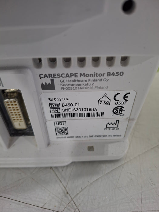 GE Healthcare Carescape B450 Patient Monitor