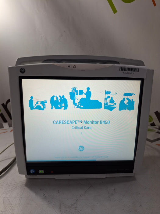 GE Healthcare Carescape B450 Critical Care Patient Monitor