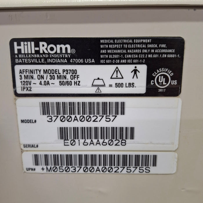 Hill-Rom Affinity 4 Patient Birthing Bed