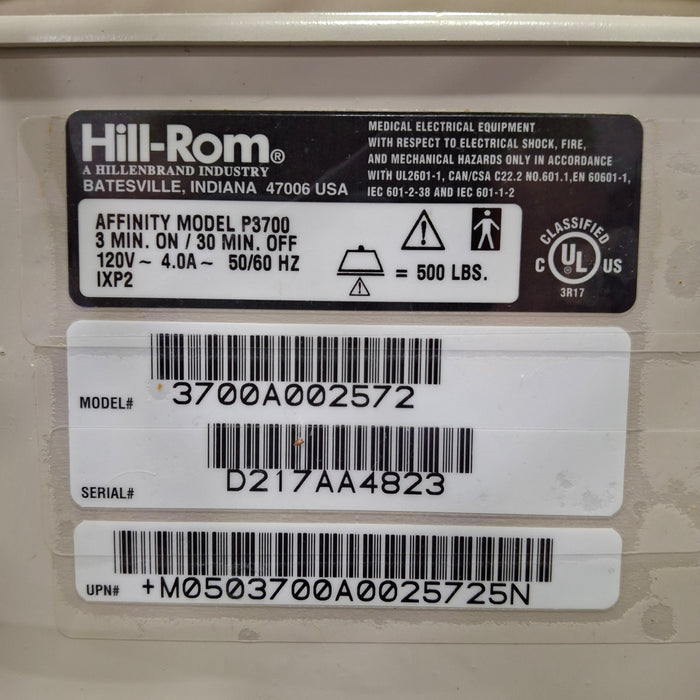 Hill-Rom Affinity 4 Patient Birthing Bed