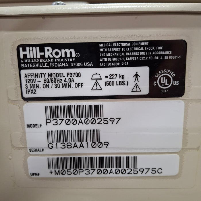 Hill-Rom Affinity 3 Patient Birthing Bed