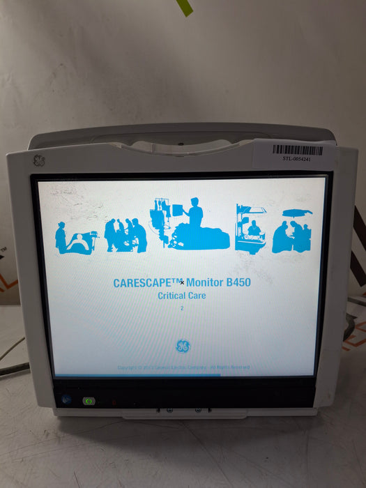 GE Healthcare Carescape B450 Critical Care Patient Monitor