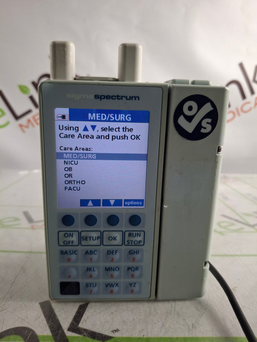 Baxter Sigma Spectrum 6.05.14 with A/B/G/N Battery Infusion Pump