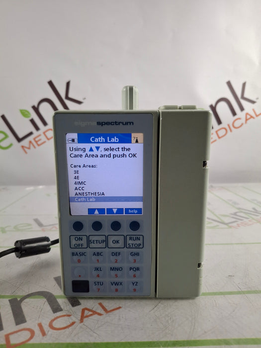 Baxter Sigma Spectrum 6.02.07 with B/G Battery Infusion Pump
