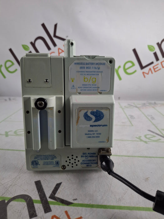 Baxter Sigma Spectrum 6.02.07 with B/G Battery Infusion Pump