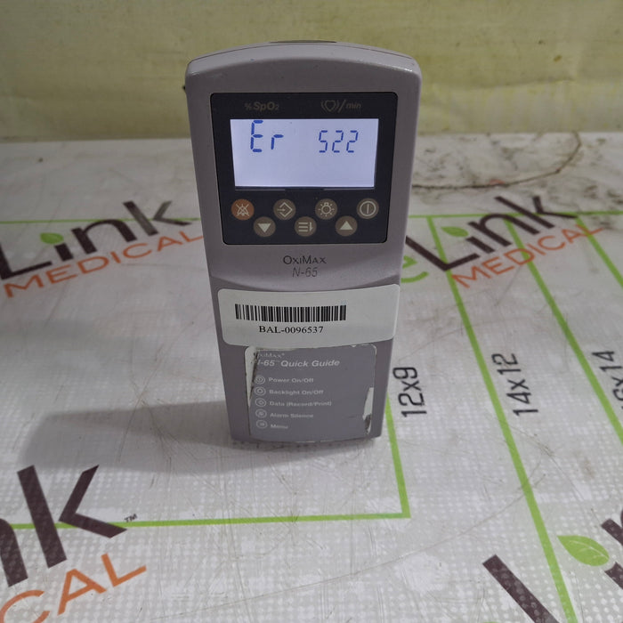 Nellcor Oximax N-65 Pulse Oximeter