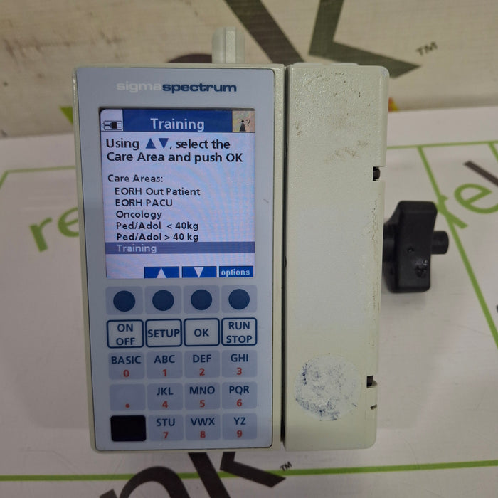 Baxter Sigma Spectrum 6.05.13 with B/G Battery Infusion Pump